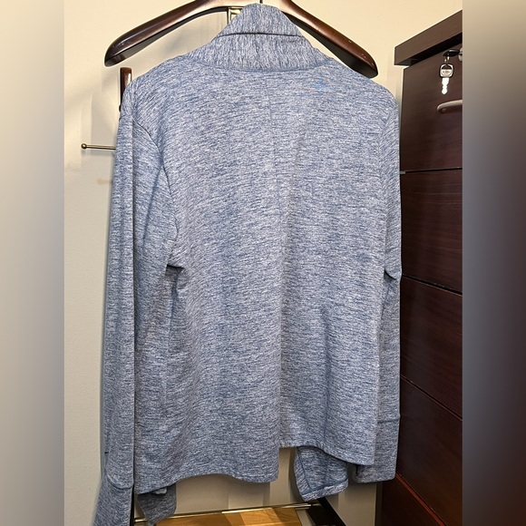 Nike Yoga Light Blue Draped Cardigan - Picture 3 of 5